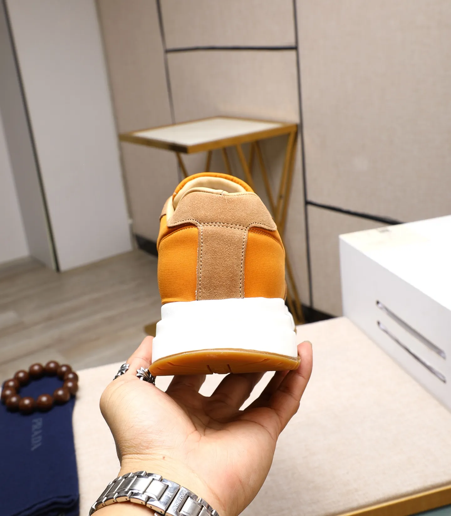 Men's shoes💰460🌹🌹[PRADA—Prada] latest model🙈original replica! 👟👟👟Available here. The workmanship is top-notch. The upper is made from Italy. 🇮🇹Imported first-layer cowhide. ❗️Breathable genuine leather lining @Suitable for travel. The original version has an enlarged engraved sole, making it suitable for all kinds of travels, showing low-key luxury. Let quality speak for itself. Color: Size: 38-44